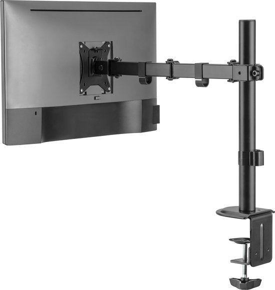 Maclean monitorbeugel - bureausteun 17-32 inch - dubbele arm - VESA 75×75 en 100×100 - max. 9 kg