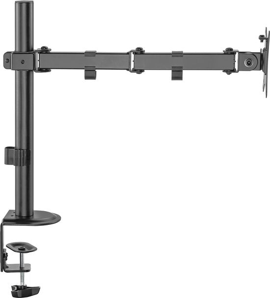 Maclean monitorbeugel - bureausteun 17-32 inch - dubbele arm - VESA 75×75 en 100×100 - max. 9 kg