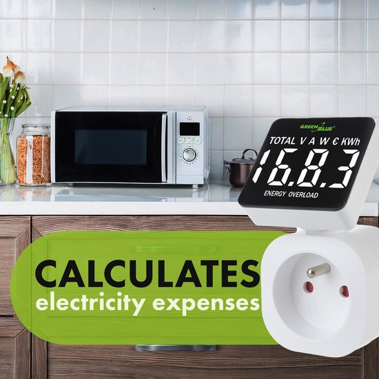 GreenBlue energiemeter - 16A max. 3.680W - 220-240V - GB620 E