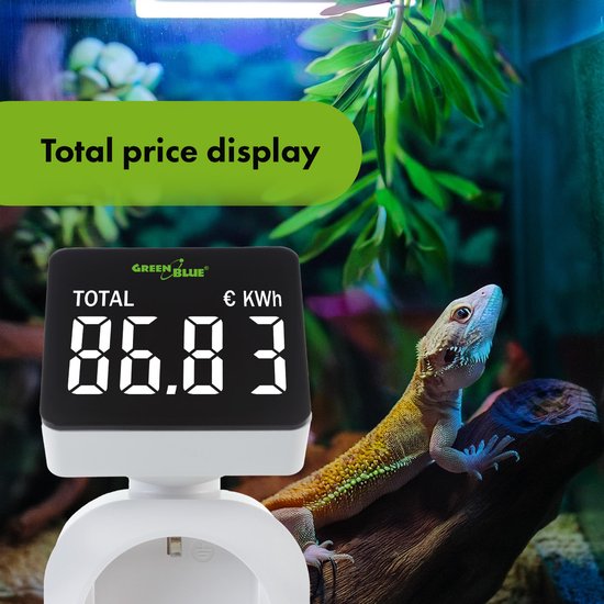 GreenBlue energiemeter - 16A max. 3.680W - 220-240V - GB620 E