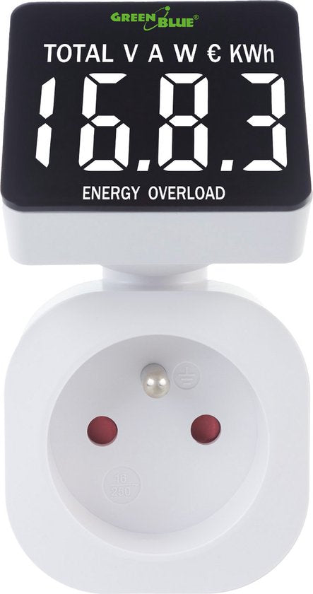 GreenBlue energiemeter - 16A max. 3.680W - 220-240V - GB620 E