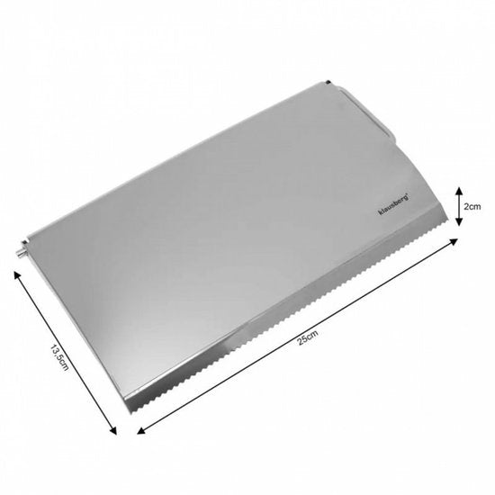 Klausberg 7088 keukenrolhouder - metaal - 25×13,5×2 cm