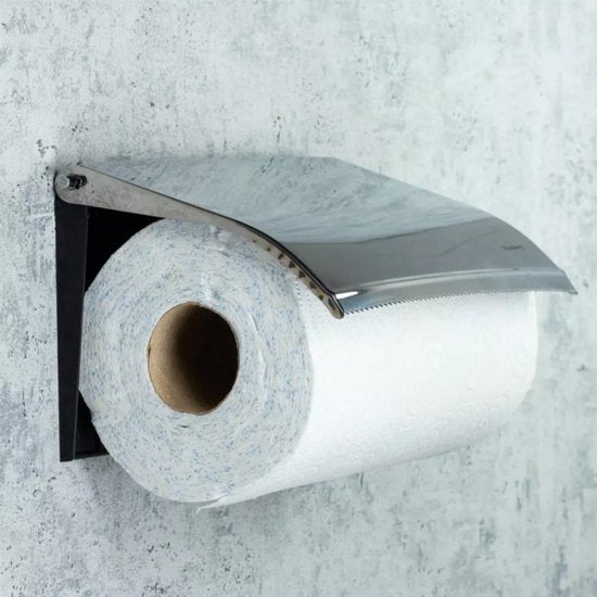 Klausberg 7088 keukenrolhouder - metaal - 25×13,5×2 cm