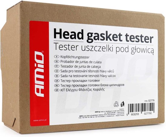 Amio cilinderkoppakking tester - 10 ml