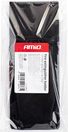 AMiO brandblusser houder - klittenband 1kg muurbevestiging - Zwart