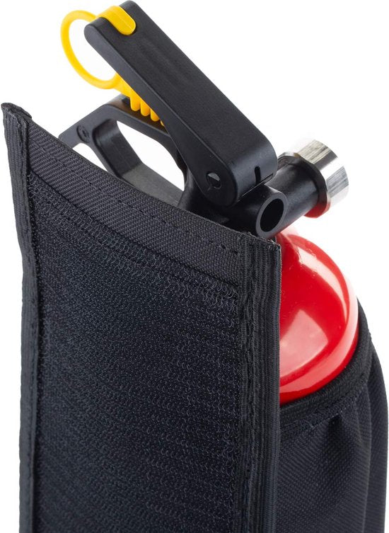 AMiO brandblusser houder - klittenband 1kg muurbevestiging - Zwart