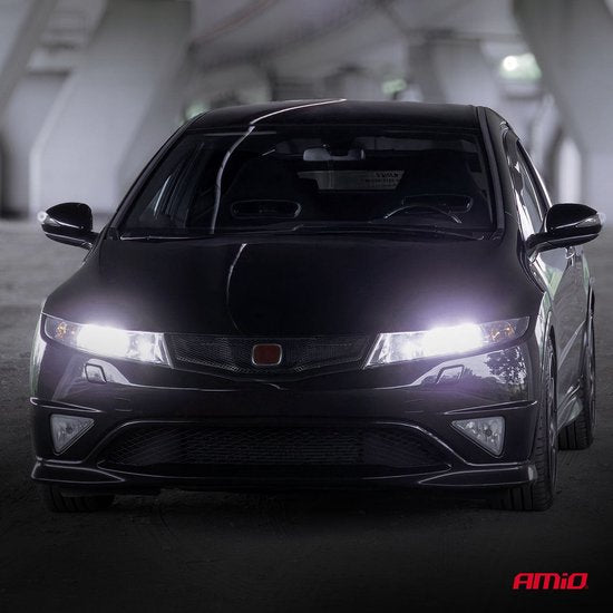 AMiO F25 Black Edition LED headlight bulbs - H7 - 12/24V - 7646 lumen 6000K daylight white - full CANbus