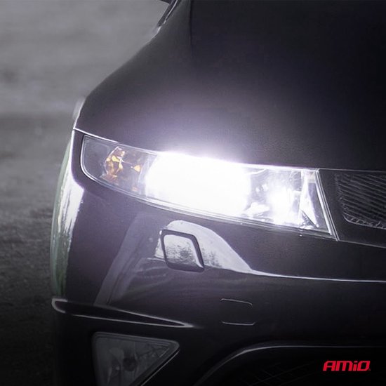 AMiO F25 Black Edition LED headlight bulbs - H7 - 12/24V - 7646 lumen 6000K daylight white - full CANbus