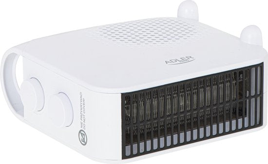Adler ventilatorkachel - dubbele functie - 2000 watt - Wit