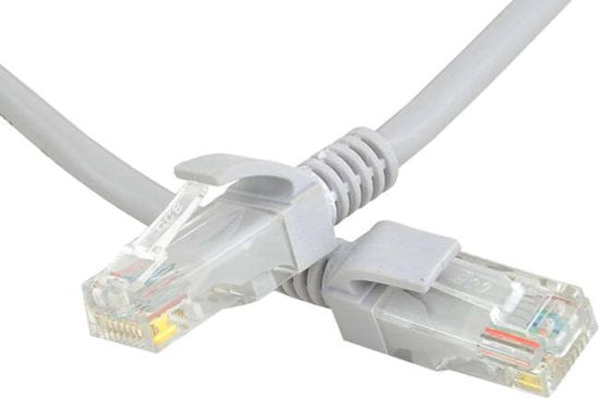 Internetkabel - RJ45-RJ45 - 30 m - Grijs