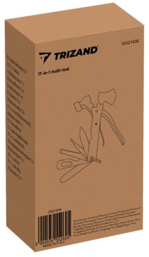 Trizand multitool - 17-in-1 outdoor