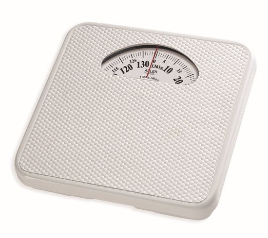 Adler AD 8179 bathroom scale - mechanical square - White