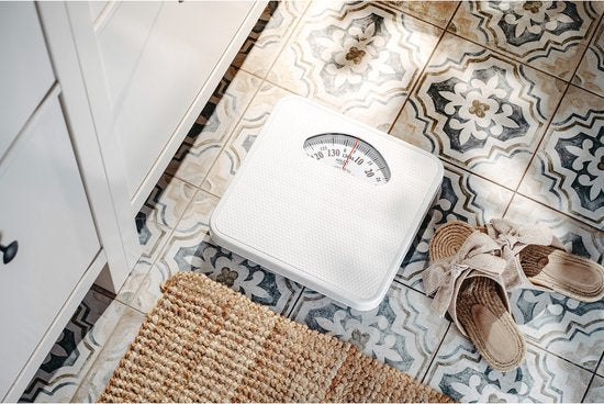 Adler AD 8179 bathroom scale - mechanical square - White