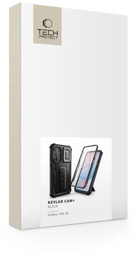 Tech-Protect hoesje - geschikt voor Samsung Galaxy A56 en A36 - met screenprotector