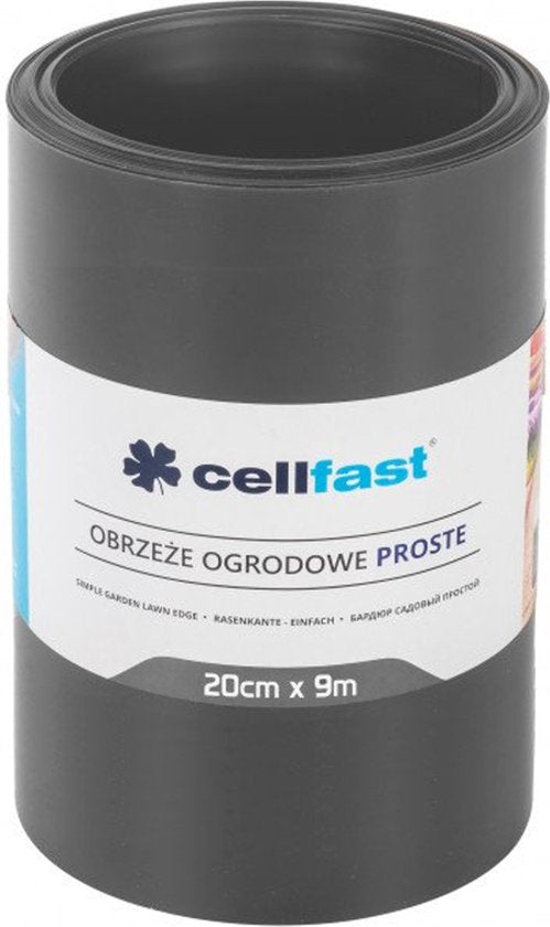 Cellfast gazonrand - palissade 20×900 cm - Grafiet
