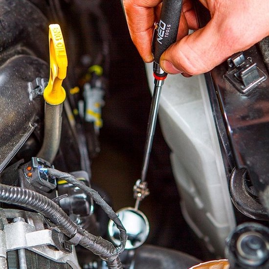 Neo Tools inspectiespiegel - uitschuifbaar vetvrij handvat