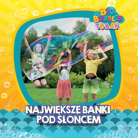 Tuban bellenblaas vloeistof - grote bellen - 5 liter navulling