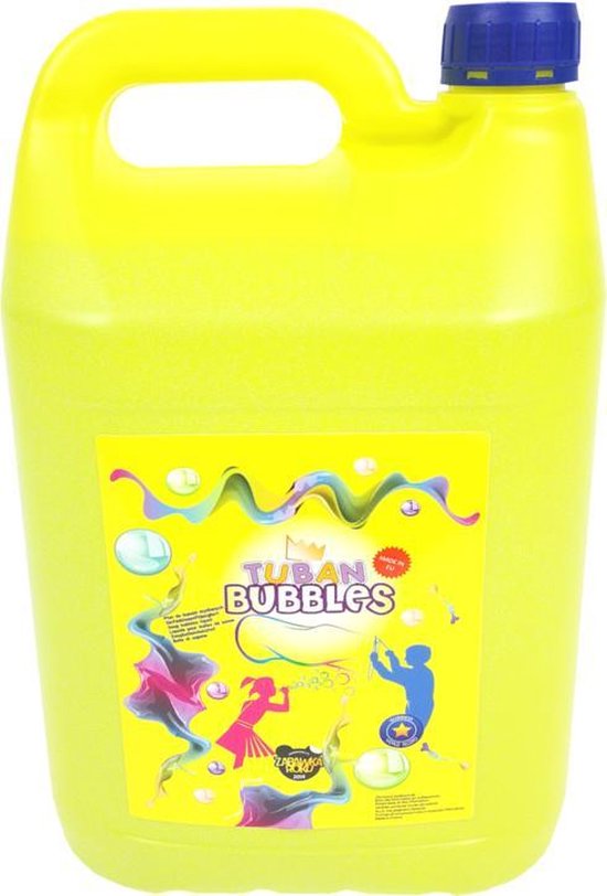 Tuban bellenblaas vloeistof - grote bellen - 5 liter navulling
