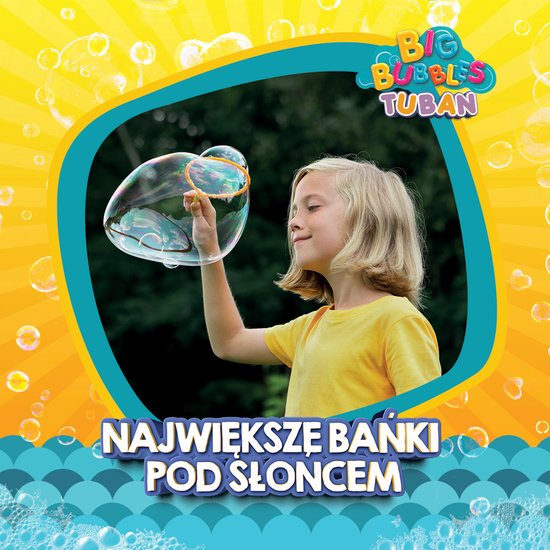 Tuban bellenblaas vloeistof - grote bellen - 5 liter navulling