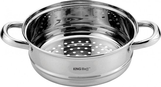 Kinghoff stoompan inzet - groente vlees - ø20×8,5 cm