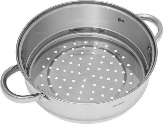 Kinghoff stoompan inzet - groente vlees - ø20×8,5 cm