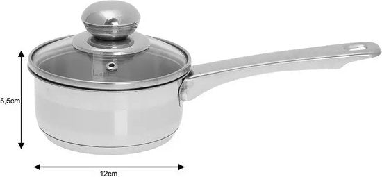 Kinghoff 4321 steelpan - alle warmtebronnen - RVS
