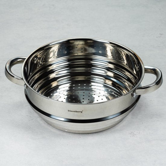 Klausberg stoompot inzet - universeel 24 cm