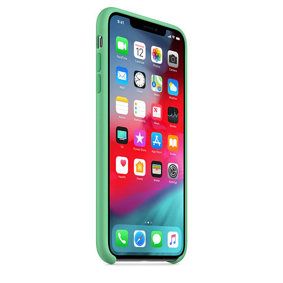 Apple iPhone XS Max Silicone Case - Lavender Green