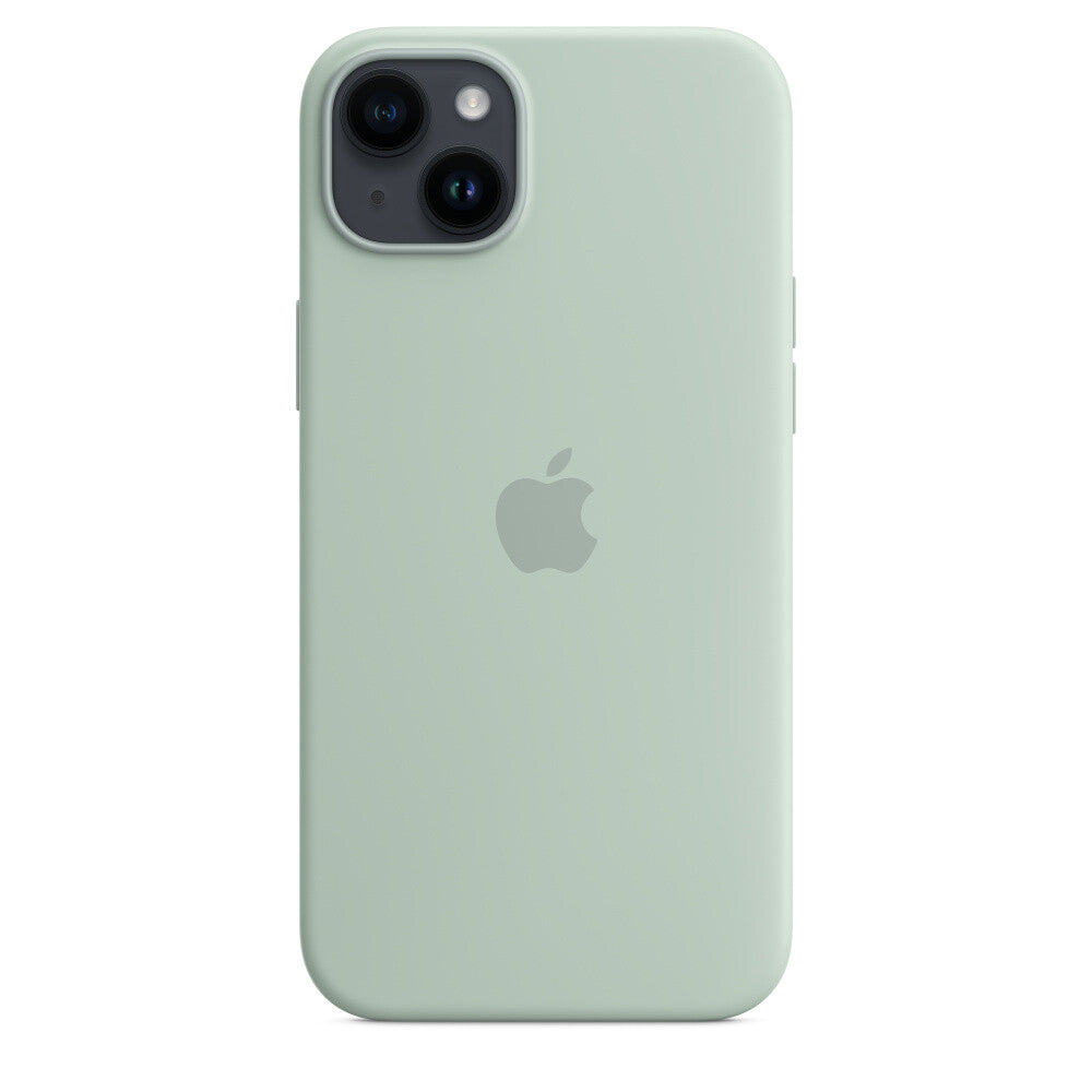 Apple iPhone 14 Plus Silicone Case met MagSafe - Agavegroen