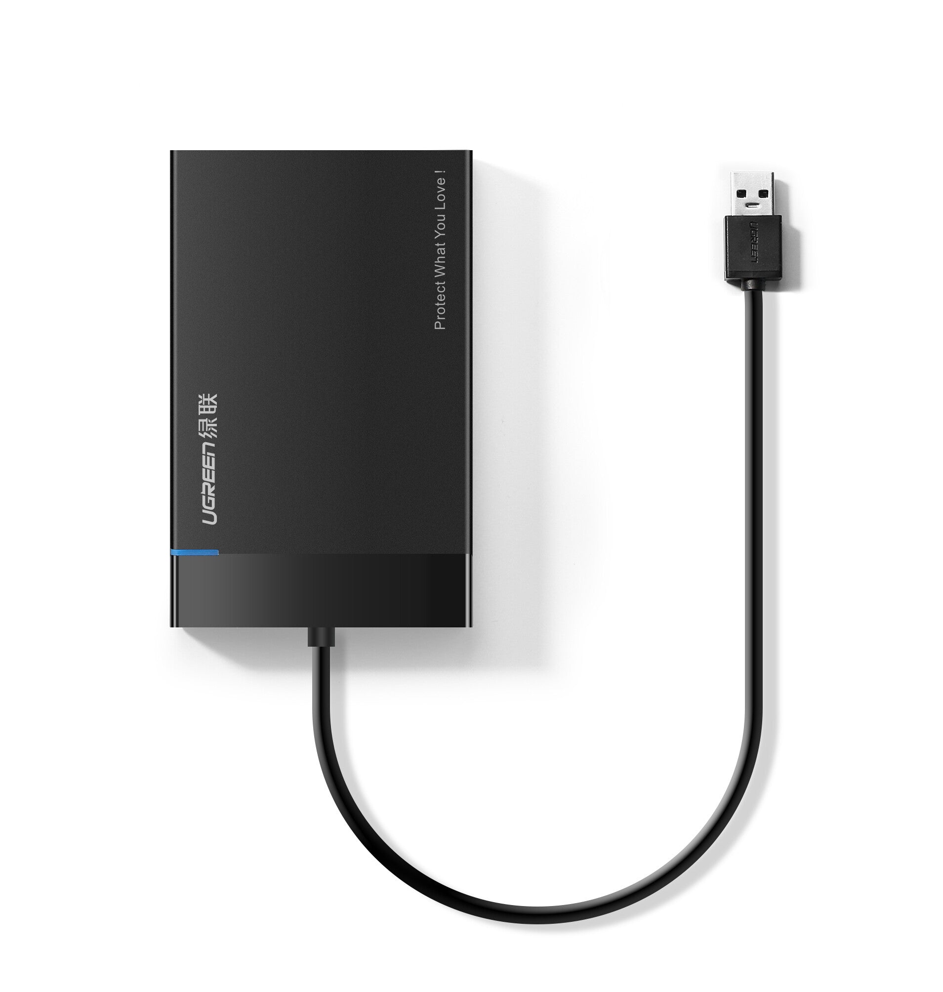 UGREEN Externe Harde Schijf Behuizing voor 2.5 inch SATA HDD/SSD - USB 3.0 - Black