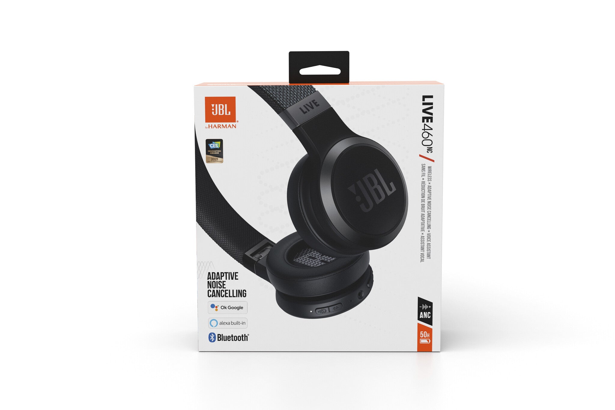 JBL Live 460NC - Draadloze On-ear Koptelefoon - Zwart