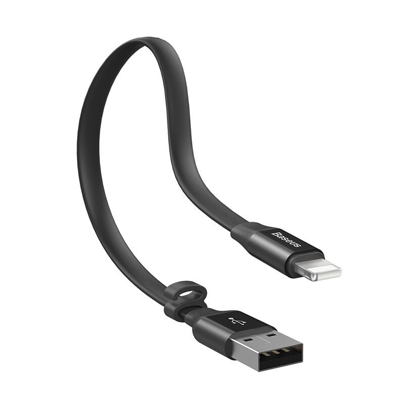 Baseus Nimble USB naar USB-C Draagbare Kabel 0.23 meter - Zwart