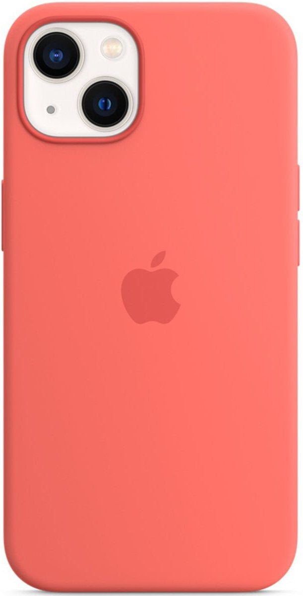 Apple iPhone 13 Silicone Case met MagSafe - Nectarine