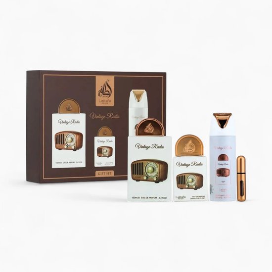 Lattafa eau de parfum geschenkset - Pride Vintage Radio