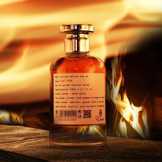 Emir Camp Fire parfum - woody - voor dames en heren - 100 ml