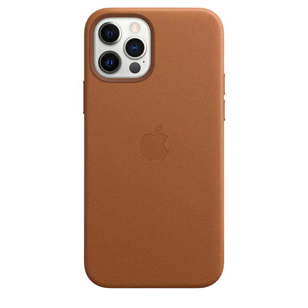 Apple iPhone 12/12 Pro Leather Case met MagSafe - Saddle Brown