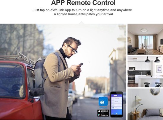 Sonoff smart switch RFR2 - WiFi met RF433-bediening
