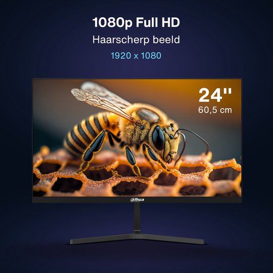 Dahua LM24-B200S monitor - Full HD VA 100 Hz - 24 inch - inclusief HDMI-kabel