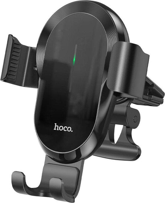 Hoco CA105 telefoonhouder - ventilatierooster verstelbaar - draadloze oplader 15W