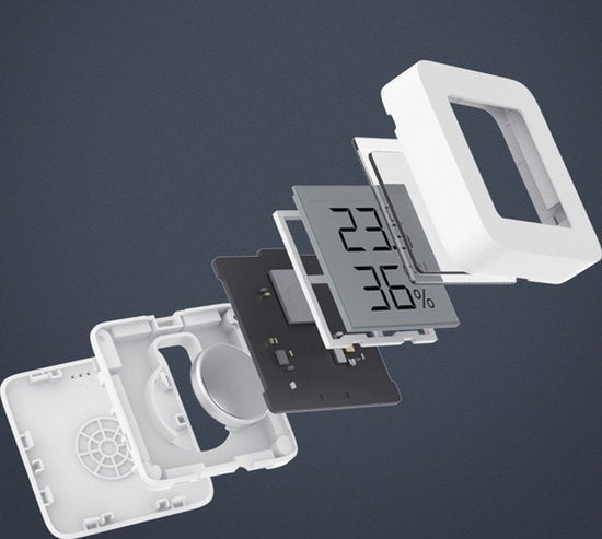 Xiaomi Mi 2 temperatuur- en vochtigheidsmonitor - LCD-scherm - Wit