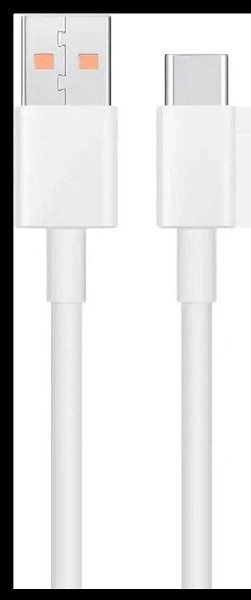 Xiaomi USB-A naar USB-C kabel - 6A 1 m - Wit