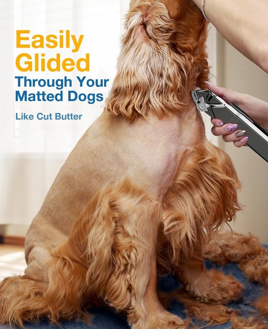 Oneisall hondentondeuse RFC-676 - poot- en vachttrimmer - draadloos oplaadbaar - voor kat en hond