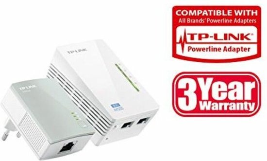 TP-Link TL-WPA4220 powerline adapter kit - AV600 - set van 2
