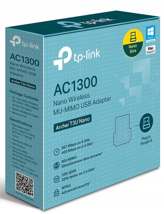 TP-Link Archer T3U Nano - USB WiFi adapter