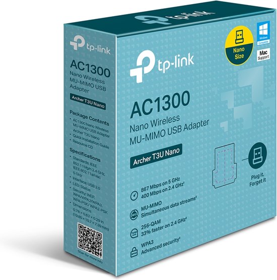 TP-Link Archer T3U Nano - USB WiFi adapter