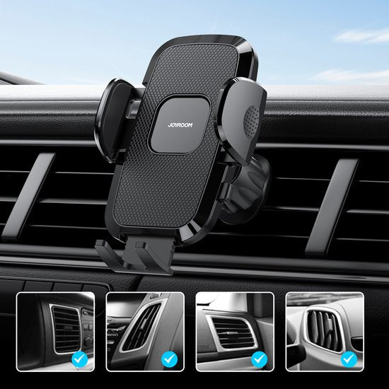 Joyroom JR-ZS259 telefoonhouder auto - clip voor ventilatierooster - Zwart