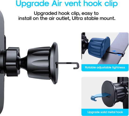 Joyroom JR-ZS259 telefoonhouder auto - clip voor ventilatierooster - Zwart