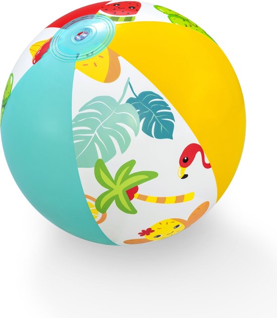 Bestway opblaasbaar zwembad set van 3 - met zwemband en strandbal - ⌀ 120 cm