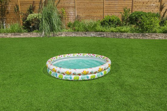 Bestway opblaasbaar zwembad set van 3 - met zwemband en strandbal - ⌀ 120 cm