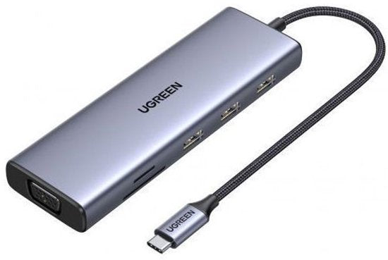 Ugreen Revodok USB-C hub - 6-in-1 met 4K HDMI - 10.000 Mbit/s